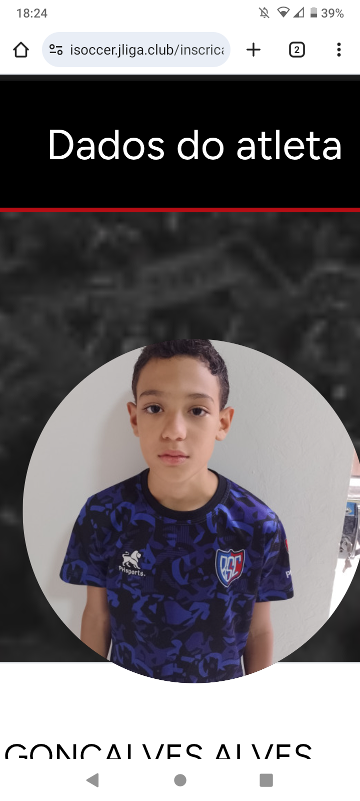 Matheus José Gonçalves Alves