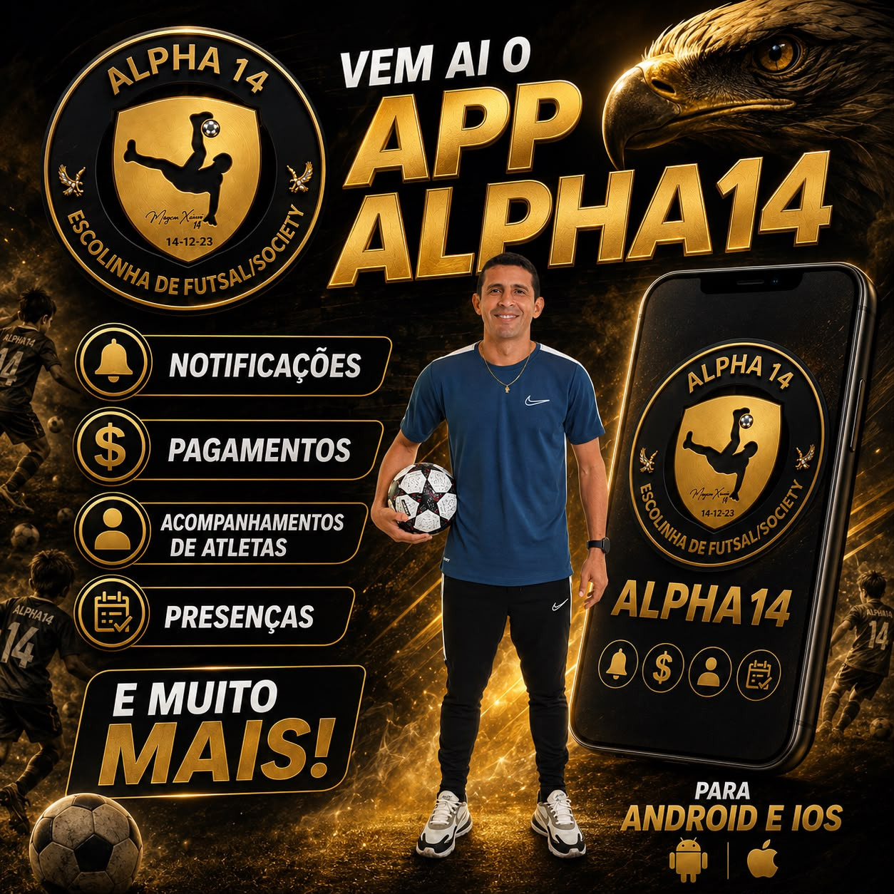 EM BREVE APP ALPHA 14 - ATENÇÃO PAIS MATRÍCULADOS! POR FAVOR FAZER SUA PRÉ MATRICULA NA NOVA PLATAFORMA.