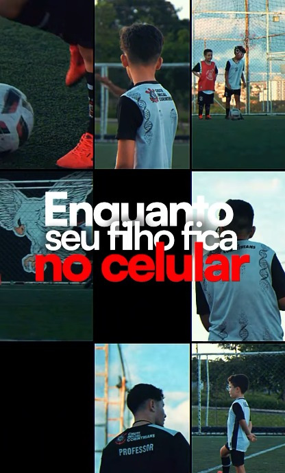 ENQUANTO SEU FILHO FICA NO CELULAR, ELES JÁ ESTÃO EM CAMPO.