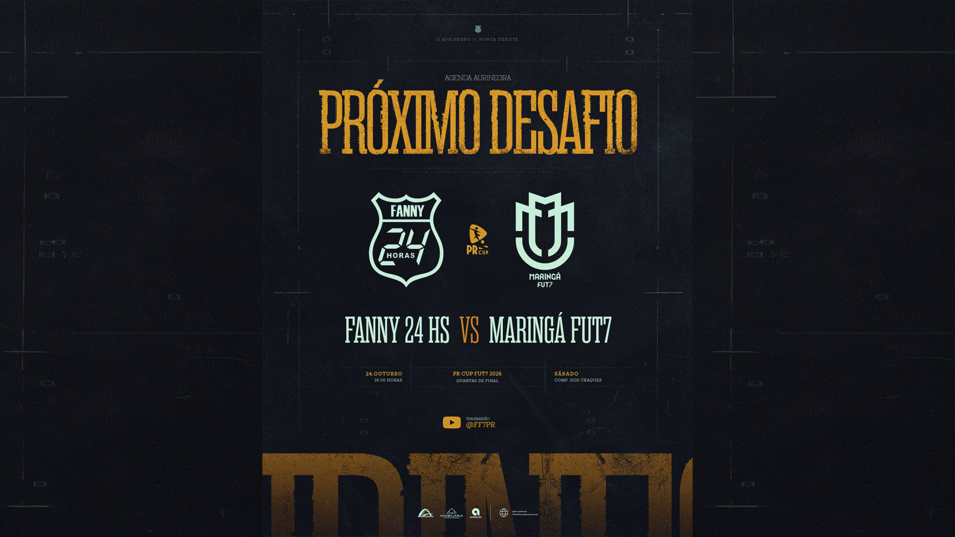 Próximo desafio: Fanny recebe o Maringá pelas quartas de final da PR Cup