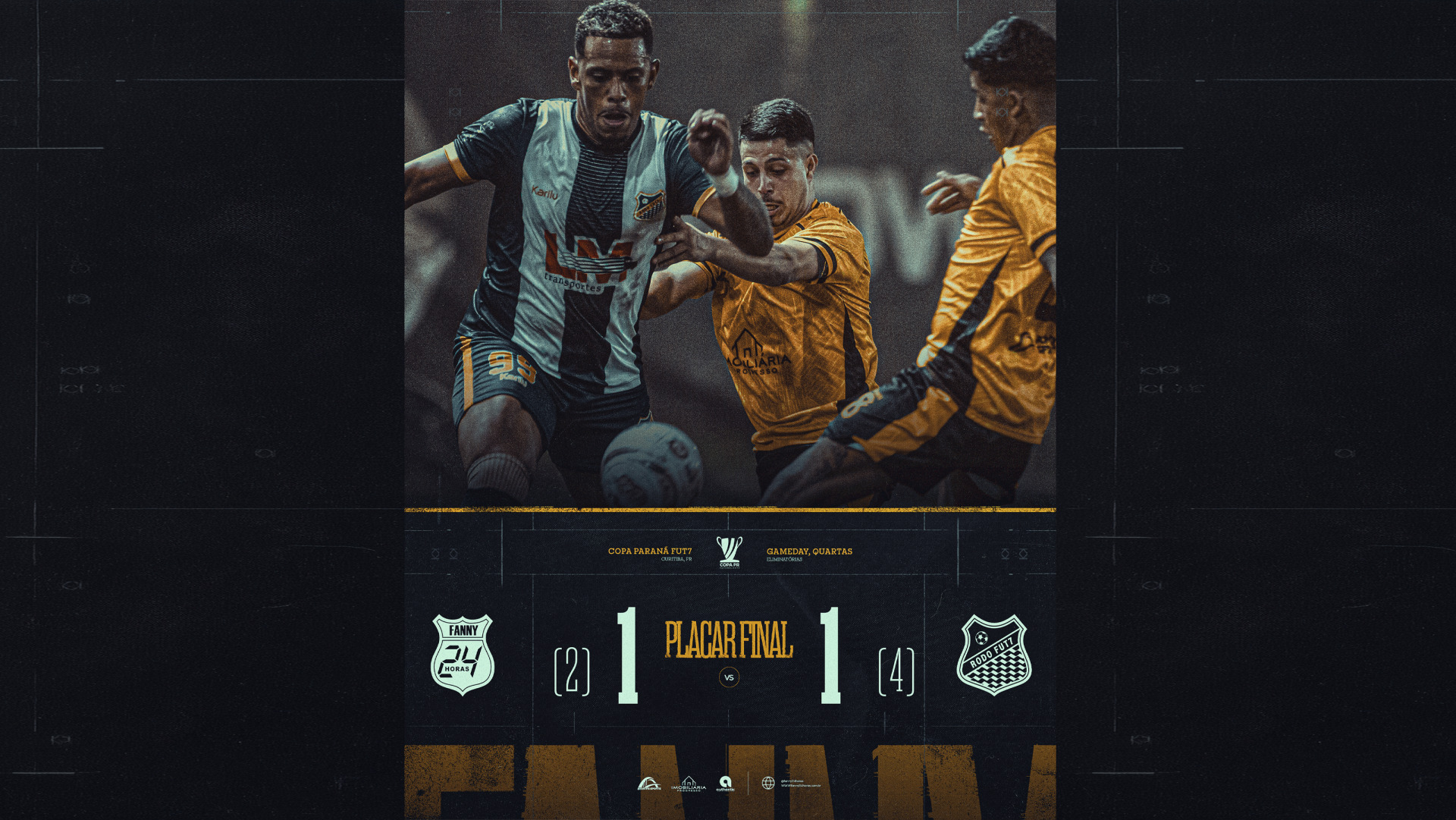 Fanny é superado pelo Rodo nos pênaltis e se despede da Copa Paraná