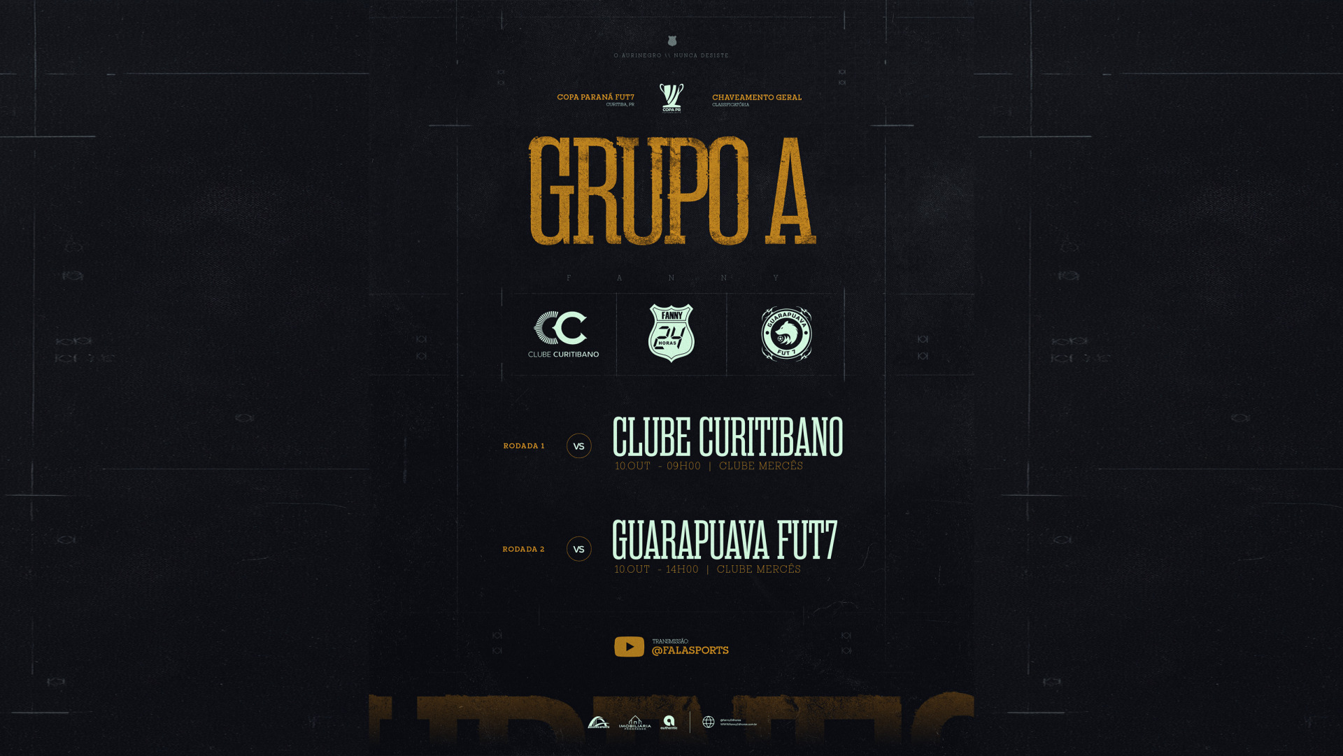 Rumo ao bicampeonato: Fanny tem grupo e tabela definidos na Copa Paraná
