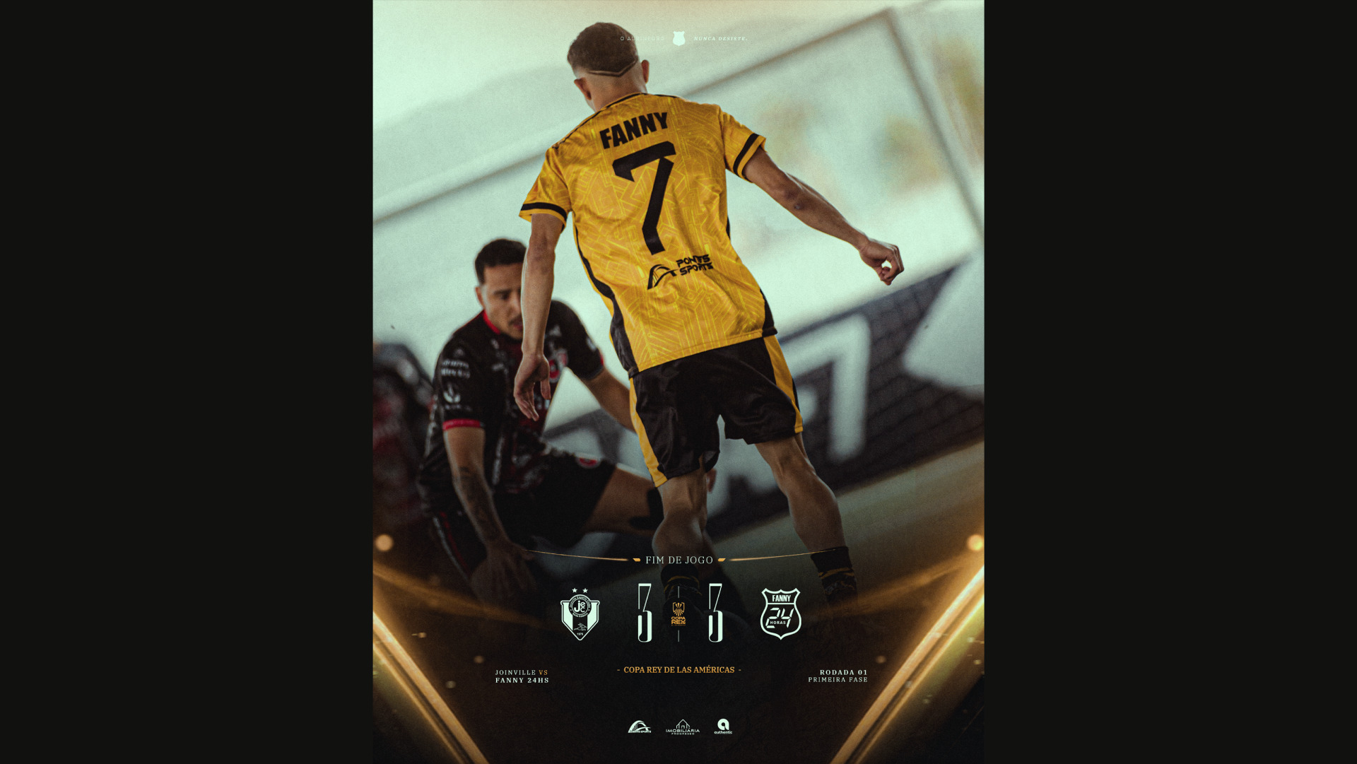 Fanny reage no segundo tempo e estreia com empate diante do Joinville