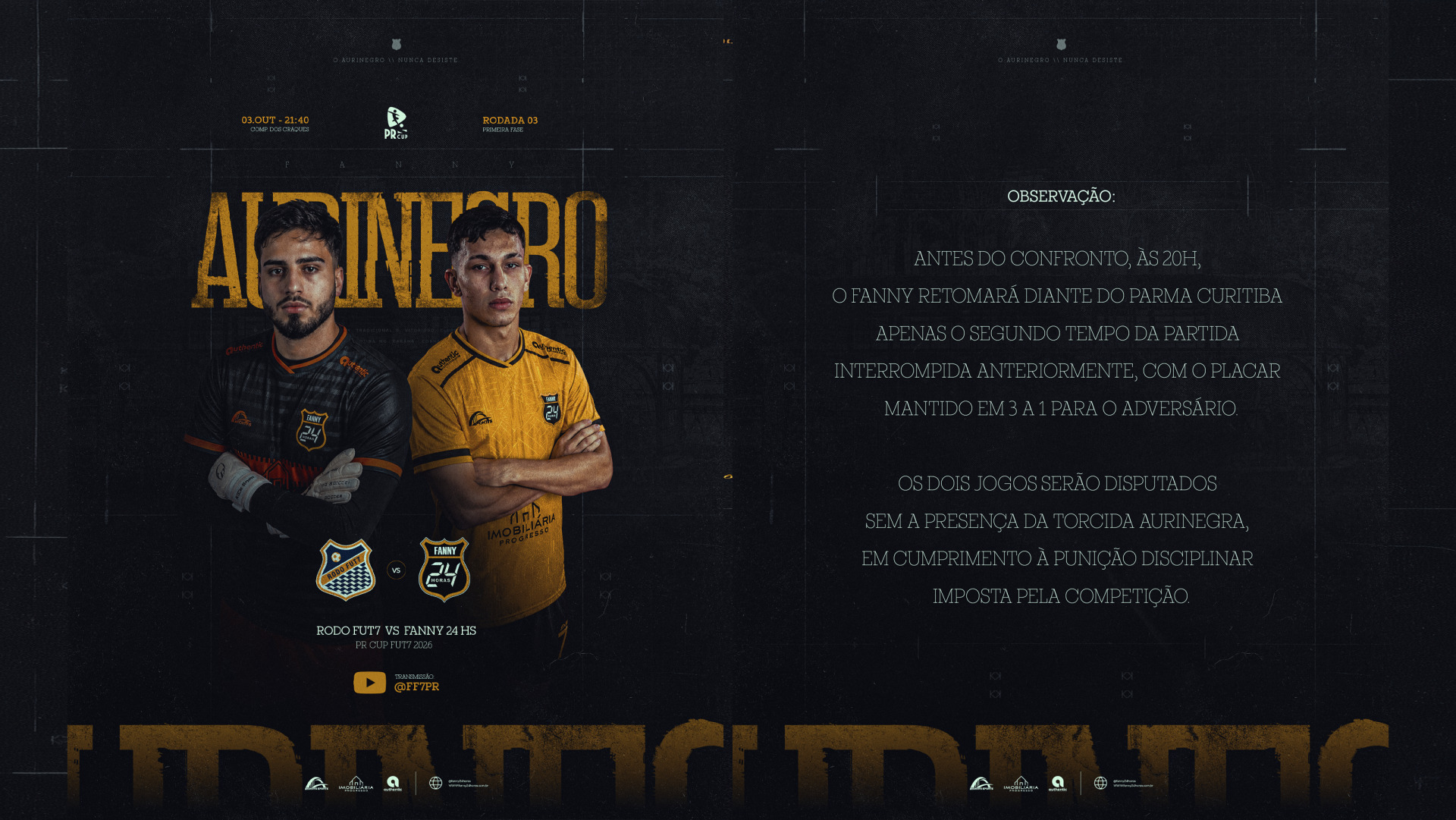 Classificação em jogo: Fanny enfrenta o Rodo na última rodada da primeira fase da PR Cup