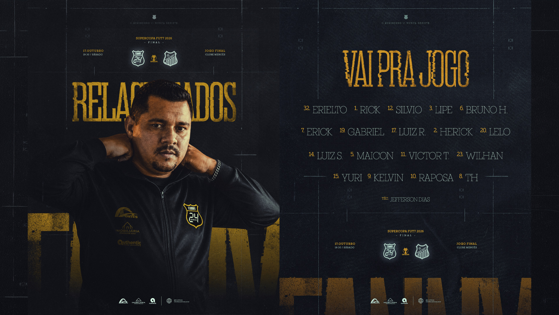 Com 18 relacionados, Fanny vai à disputa do título da Supercopa Paraná