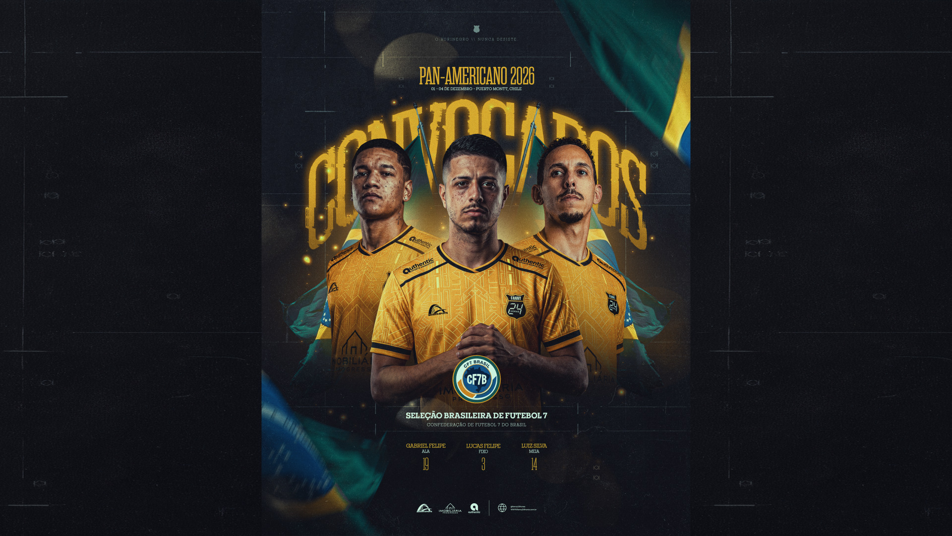 Fanny tem três atletas convocados para a Seleção Brasileira no Pan-Americano 2026