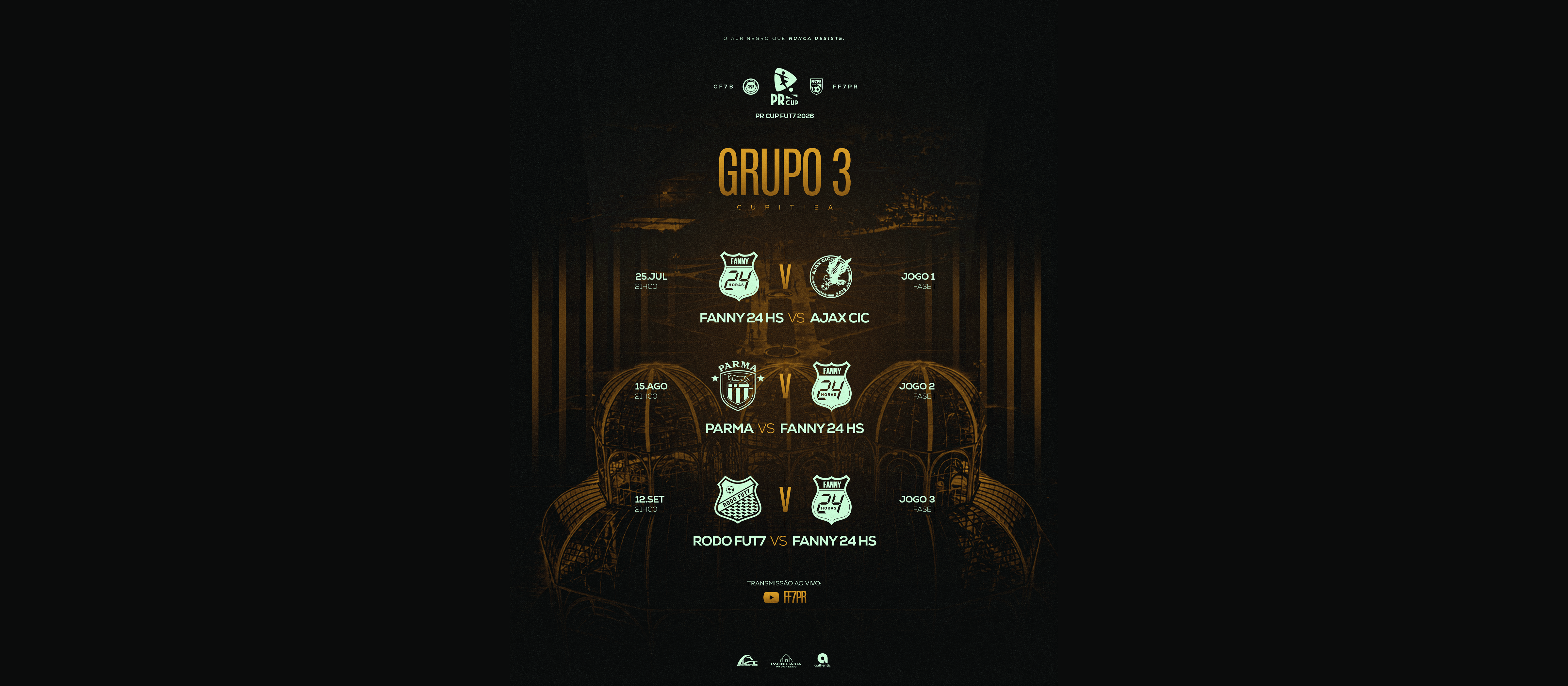 Fanny conhece grupo e tabela da primeira fase da PR Cup 2026